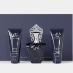 Set Cadou Turathi Blue by Afnan, Apa de Parfum 90ml, Gel Dus 100ml, After Shave 100ml