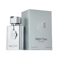 Apa de Parfum Night Club Silver by Fragrance World, Barbati, 100ml