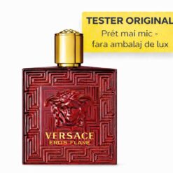 Apa de Parfum Eros Flame by Versace, Barbati, 100ml 📦 Tester