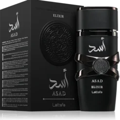 attafa asad elixir edp 100ml parfum barbati tamaie tutun vanilie smoky oriental