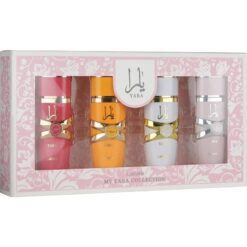 set cadou yara collection lattafa 4x25ml parfum femei yara moi tous candy