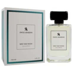Apa De Parfum Mint and Wood by Swiss Arabian, Barbati, 100ML