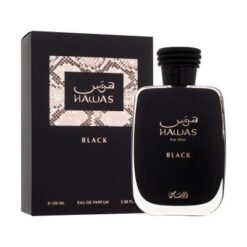 Apa de Parfum Hawas Black by Rasasi, Barbati, 100ml