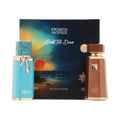 Set Cadou Dusk Till Dawn by French Avenue, Unisex, Vulcan Feu 100ml, Liquid Brun 100ml