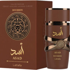 lattafa asad bourbon edp 100ml parfum barbati vanilie spicy dulce