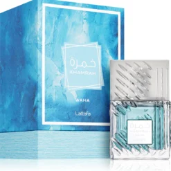 khamrah waha lattafa edp 100ml parfum unisex yuzu iris salvie vanilie tonka fresh ozonic