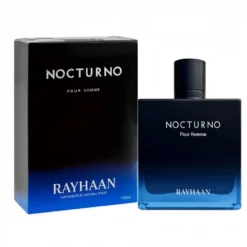 rayhaan nocturno edp 100ml parfum barbati inspiratie dior sauvage bergamota menta piper lavanda geranium cedru amberwood fresh spicy blue fragrance masculine scent
