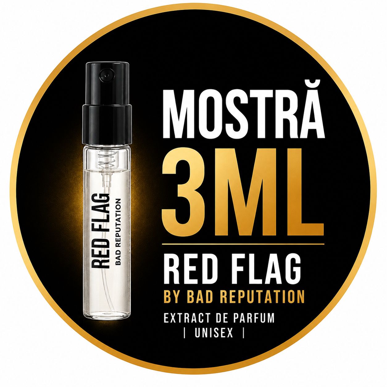 red flag bad reputation extract parfum 50ml unisex dulce condimentat lemnos