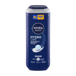 gel de dus Nivea Men Hydro Care 500ml pentru barbati cu Aloe Vera gel hidratant pentru corp fata si par protectie impotriva uscarii pielii