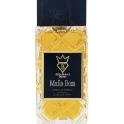 Mafia Boss by Bujairami 100ml extract de parfum unisex rom tutun alb fructe uscate sofran vanilie tonka smirna labdanum inspiratie Clive Christian Blonde Amber