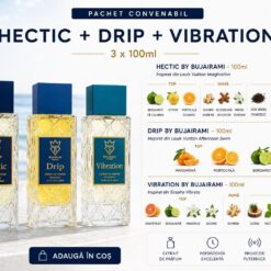 Extract de Parfum Hectic + Drip + Vibration by Bujairami, Unisex, 3 x 100ml