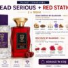 Extract de Parfum Dead Serious + Apa de Parfum Red Static by Bujairami, Unisex, 2 x 100ml
