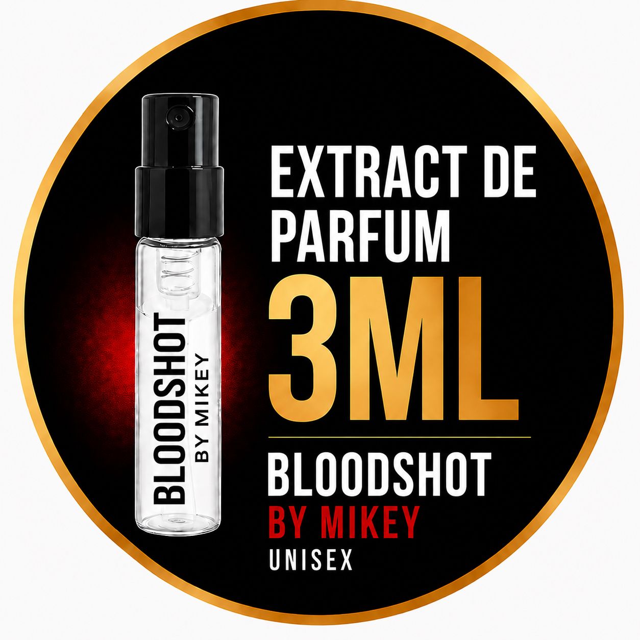 Extract de Parfum Bloodshot by Mikey, Unisex, 3ml