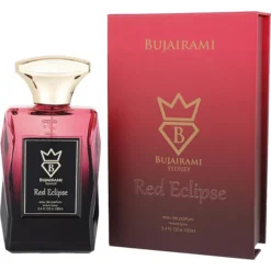 Red Eclipse by Bujairami 100ml apa de parfum unisex zmeura mandarina freesia floare de portocal iasomie vanilie ambra Akigalawood inspiratie Ex Nihilo Scarlet Sands