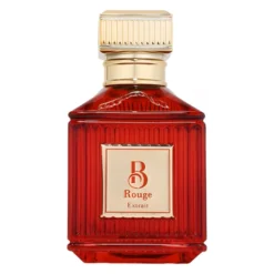 B Rouge Extrait by Fragrance World 100ml extract de parfum unisex sofran migdala amara iasomie egipteana cedru ambergris mosc inspiratie Baccarat Rouge 540 Extrait