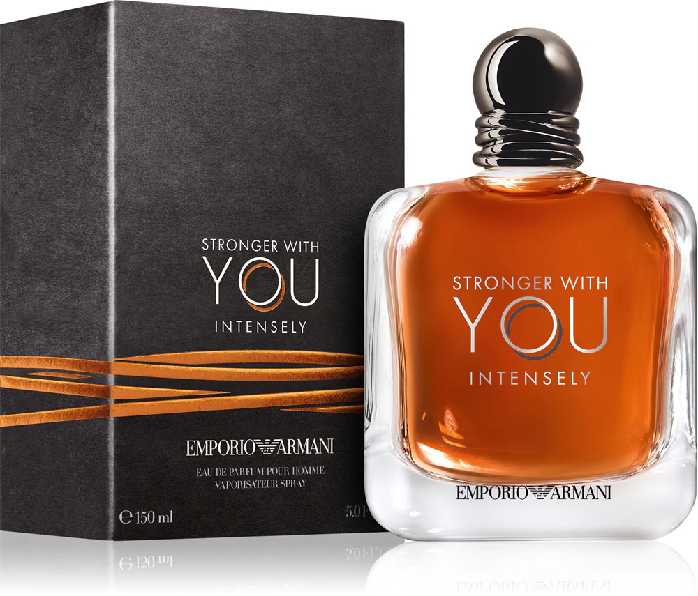 Stronger With You Intensely by Armani 150ml apa de parfum barbati toffee scortisoara lavanda vanilie tonka ambra suede